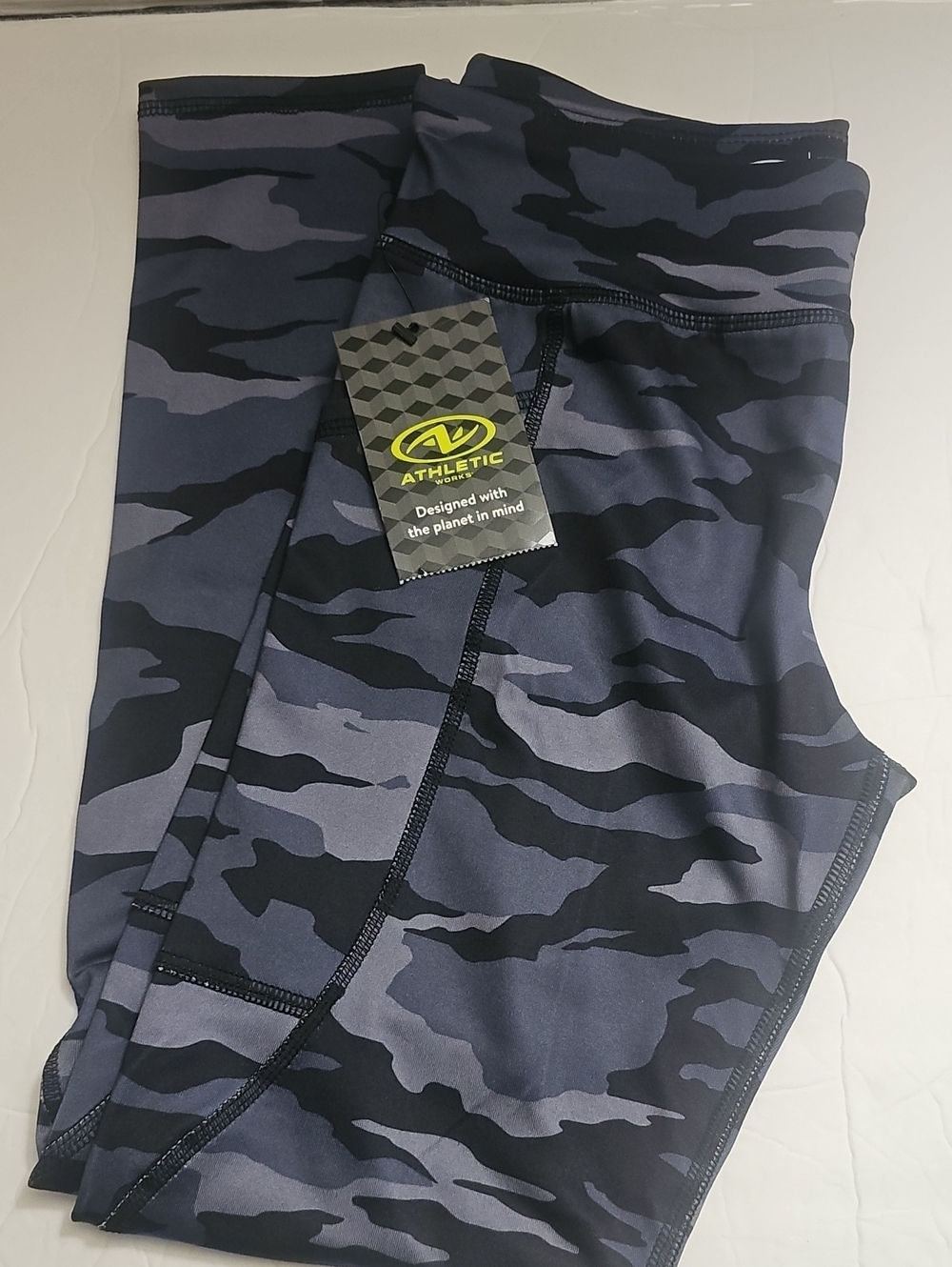 Athletic Works Black and Gray Camo Leggings